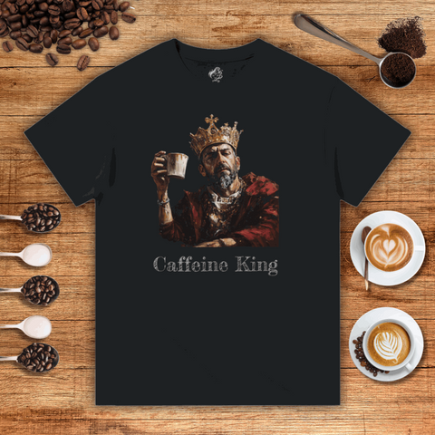 Caffeine King Heavyweight Unisex T-shirt