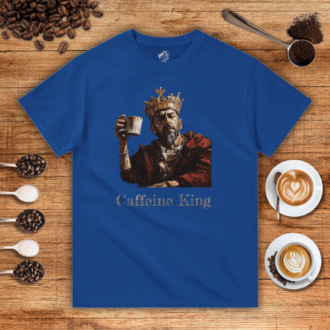 Caffeine King Heavyweight Unisex T-shirt