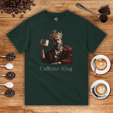 Caffeine King Heavyweight Unisex T-shirt