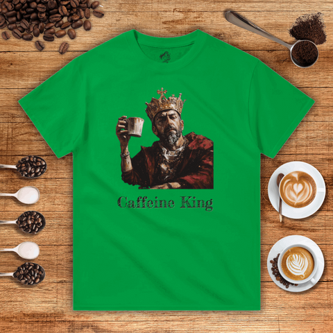 Caffeine King Heavyweight Unisex T-shirt