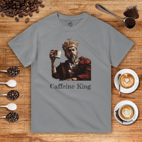 Caffeine King Heavyweight Unisex T-shirt
