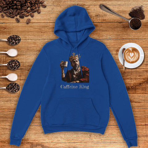 Caffeine King Unisex Pullover Hoodie