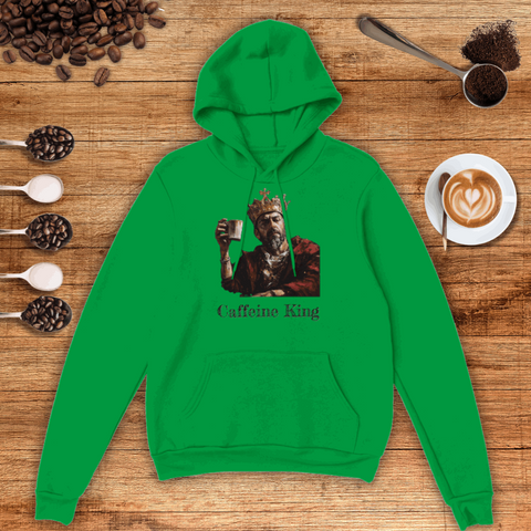 Caffeine King Unisex Pullover Hoodie