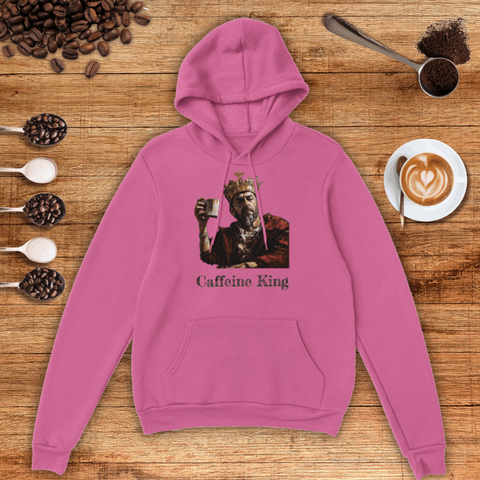 Caffeine King Unisex Pullover Hoodie