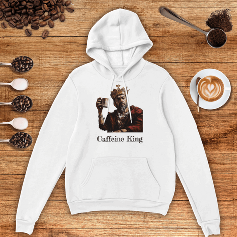 Caffeine King Unisex Pullover Hoodie