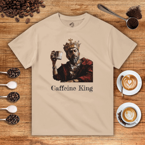 Caffeine King Heavyweight Unisex T-shirt