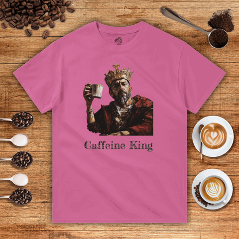 Caffeine King Heavyweight Unisex T-shirt