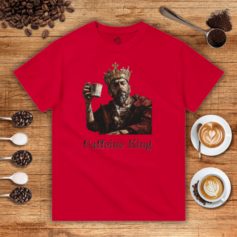 Caffeine King Heavyweight Unisex T-shirt