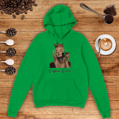 Caffeine Queen Unisex Pullover Hoodie