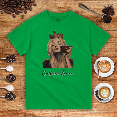 Caffeine Queen Heavyweight Unisex T-shirt