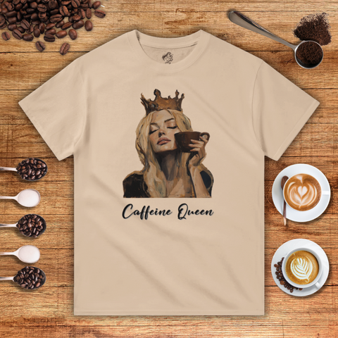 Caffeine Queen Heavyweight Unisex T-shirt