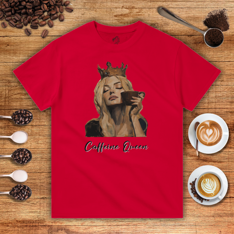 Caffeine Queen Heavyweight Unisex T-shirt