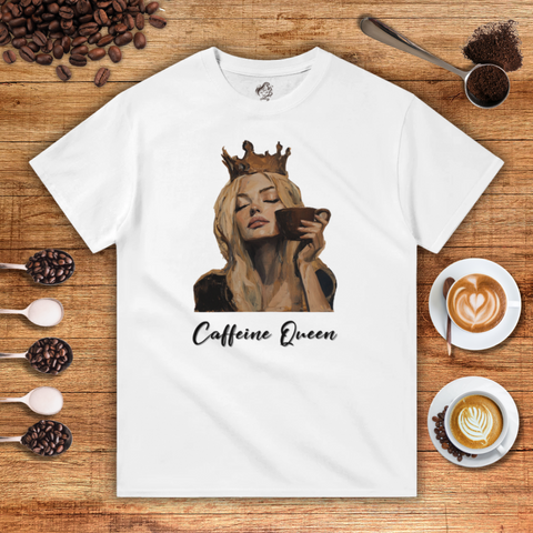 Caffeine Queen Heavyweight Unisex T-shirt