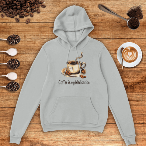 Coffee Is My Medication Unisex Pullover Hoodie