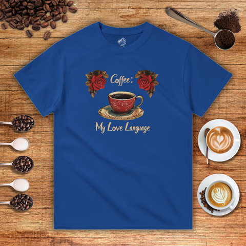 Coffee: My Love Language Heavyweight Unisex T-shirt
