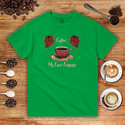 Coffee: My Love Language Heavyweight Unisex T-shirt