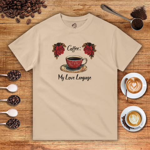Coffee: My Love Language Heavyweight Unisex T-shirt
