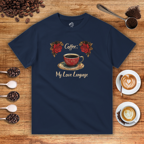 Coffee: My Love Language Heavyweight Unisex T-shirt