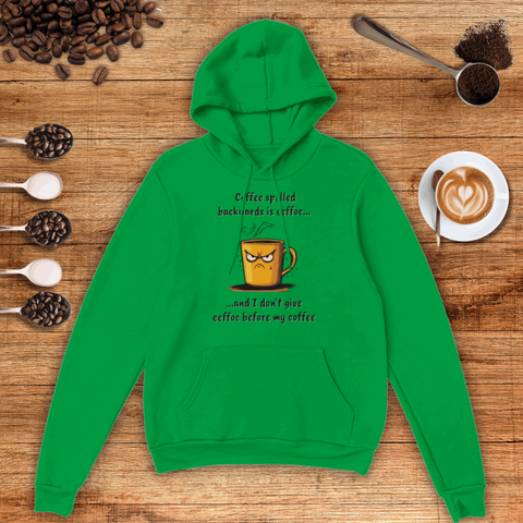 Coffee Spelled Backwards Unisex Pullover Hoodie