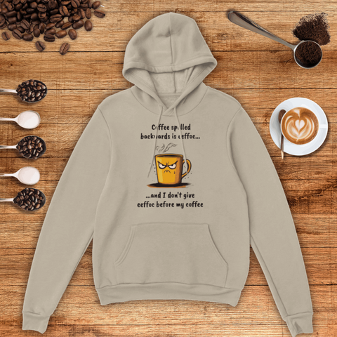 Coffee Spelled Backwards Unisex Pullover Hoodie