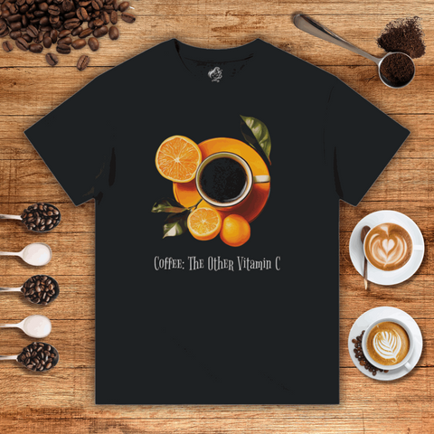 Coffee: The Other Vitamin C Heavyweight Unisex T-shirt