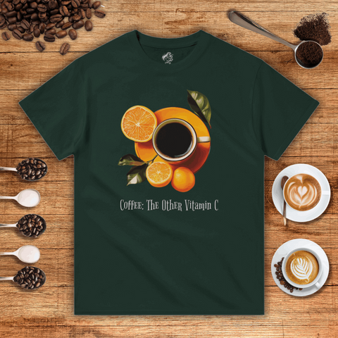 Coffee: The Other Vitamin C Heavyweight Unisex T-shirt