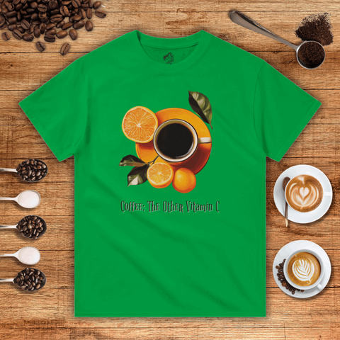 Coffee: The Other Vitamin C Heavyweight Unisex T-shirt