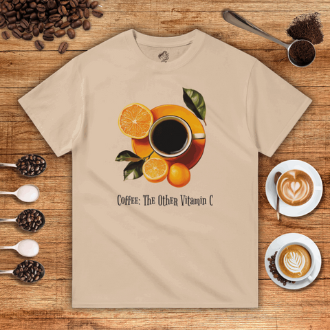 Coffee: The Other Vitamin C Heavyweight Unisex T-shirt