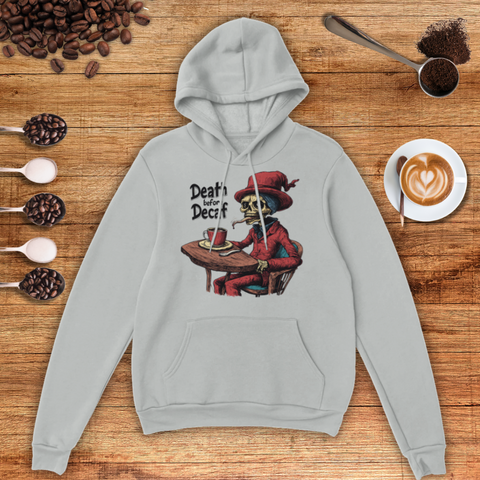Death before Decaf Unisex Pullover Hoodie