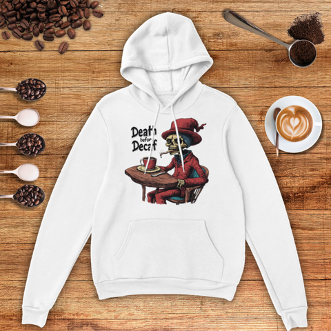 Death before Decaf Unisex Pullover Hoodie