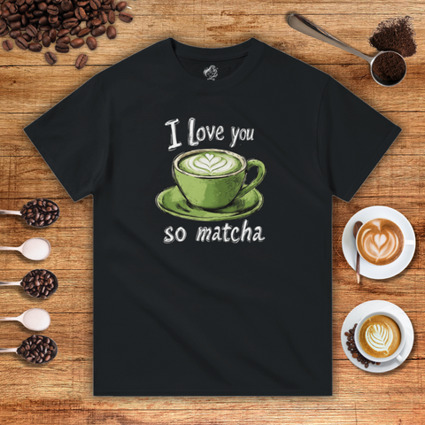 I Love You So Matcha Heavyweight Unisex T-shirt
