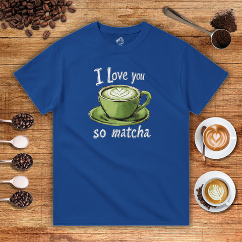 I Love You So Matcha Heavyweight Unisex T-shirt