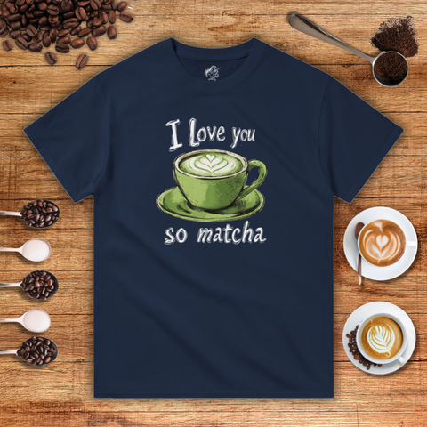 I Love You So Matcha Heavyweight Unisex T-shirt