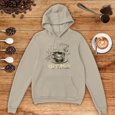 I Run on Coffee and Sarcasm Unisex Pullover Hoodie