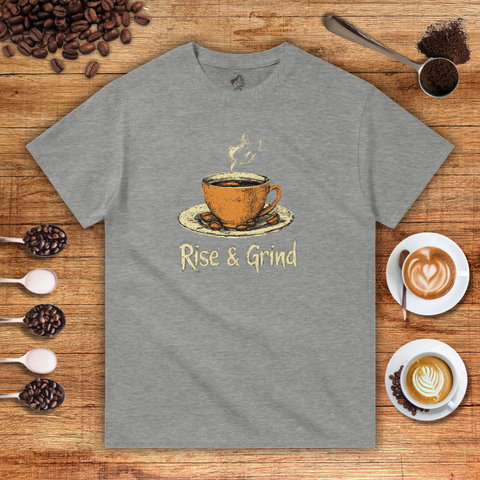 Rise & Grind Heavyweight Unisex T-shirt
