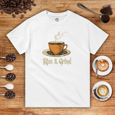 Rise & Grind Heavyweight Unisex T-shirt